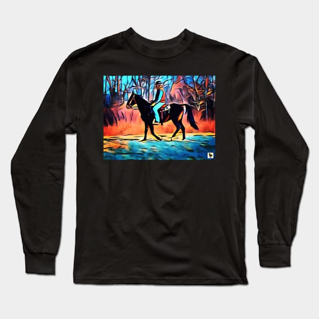 Cowboy Long Sleeve T-Shirt by SunshineHorses